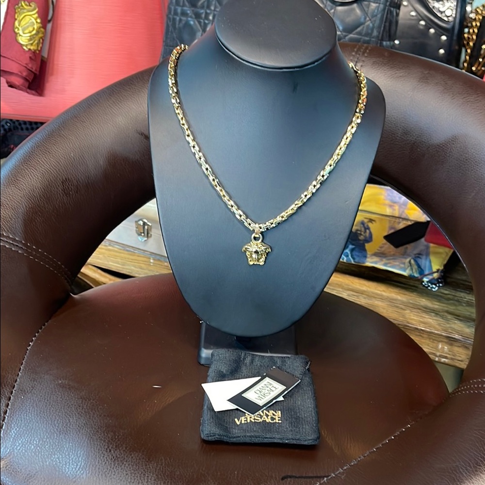 Versace Gold Medusa Necklace
